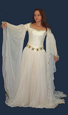 Wedding gown based on The Accolade