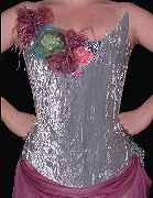 strapless corseted wedding dress