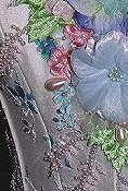 flower and beading detail