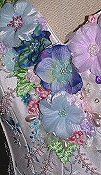 detail blue lilac flowers