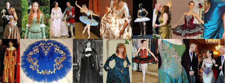 Ballet costumes,Period costume,modern and historical style wedding dresses