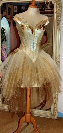 Rossetti: Unique Alternative Wedding Dress based on Odette Ballet Tutu.