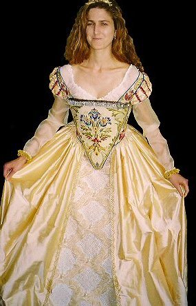 Elizabethan Costume From Two Used Wedding Dresses – Costumier