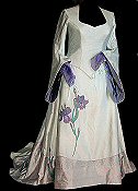 Pre-Raphaelite wedding dress