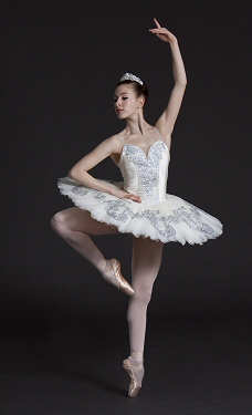 genee ballet competition tutu in ivory with silver embellishment made to measure to order