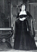 Jane Lapotaire in Tudor costume as Katherine of Aragon in Henry VIII
