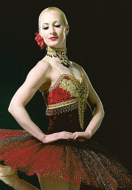 gold embellished red and black spanish tutu