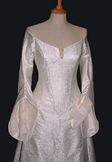 Medieval wedding dress