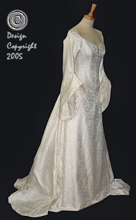 Medieval wedding dress