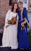 Medieval wedding dress