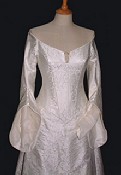 Medieval wedding dress