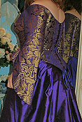 pre-raphaelite mediaeval corset dress