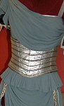 grey crepe and silver huntswoman costume